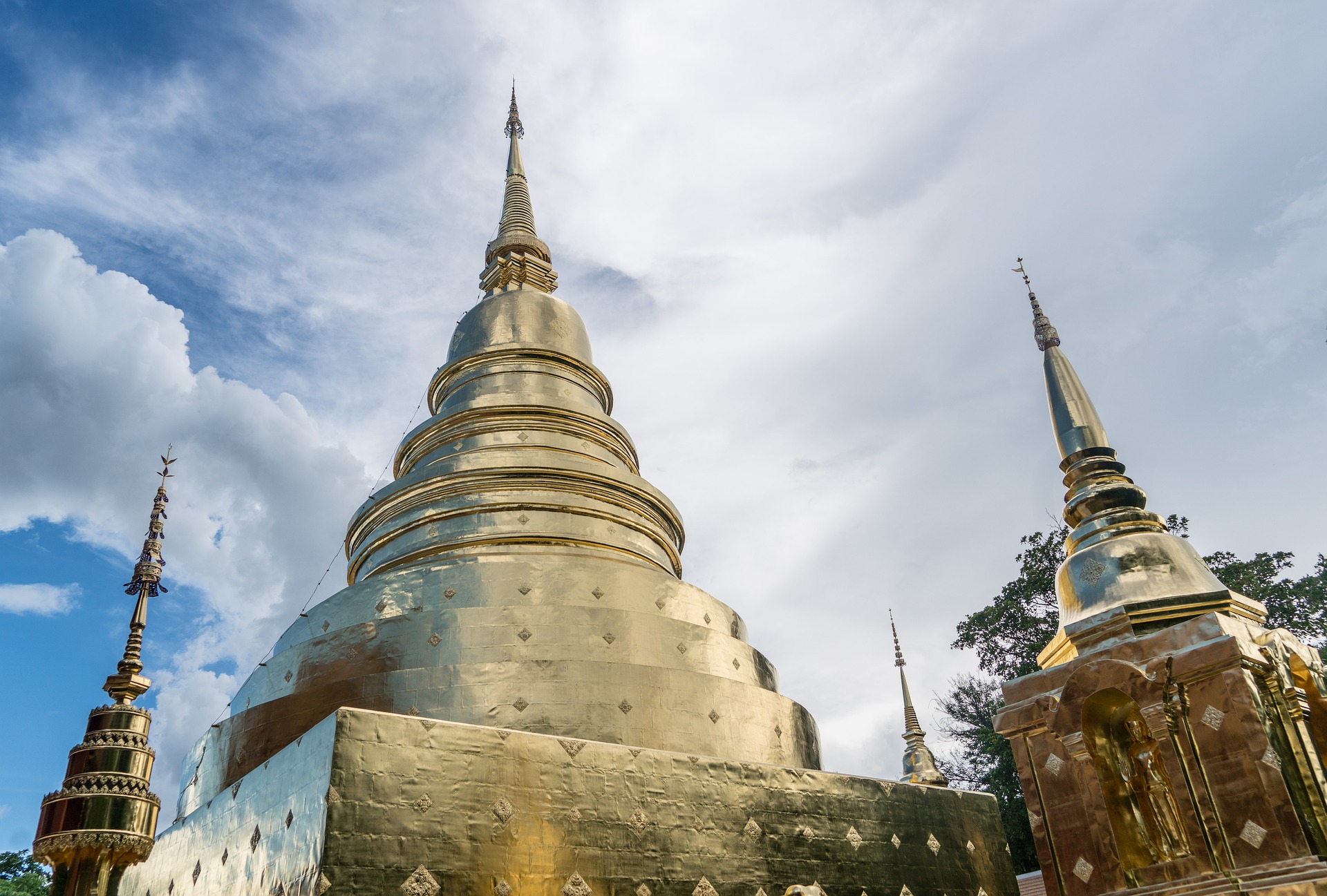 Tempel in Chiang Mai, Thailand.